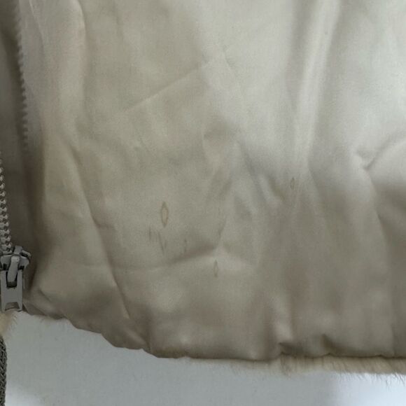 Genuine Palomino Mink hooded fur coat - Picture 12 of 12